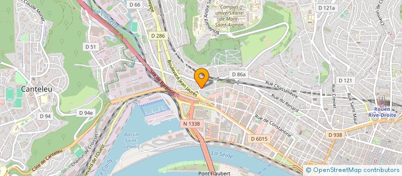 localisation de l'entreprise SYND COPROP 42 44 46 R BINET à ROUEN