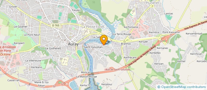 localisation de l'entreprise SYND COPROP 42 44 ET 46 QUAI NEUF à AURAY