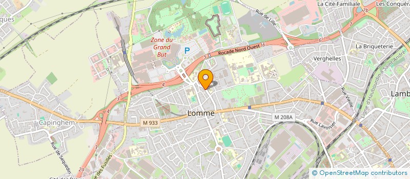 localisation de l'entreprise SYND COPROP 43 45 RUE PIERRE CURIE à LILLE