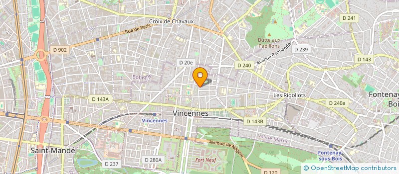 localisation de l'entreprise SYND COPROP 45 49 RUE JOSEPH GAILLARD à VINCENNES