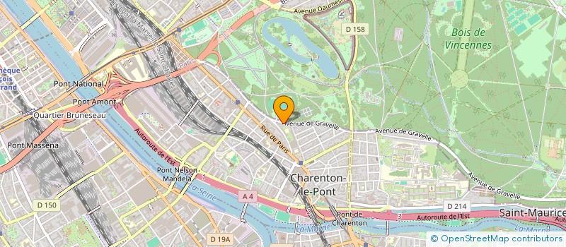 localisation de l'entreprise SYND COPROP 48 AV GRAVELLE  CHARENTON-LE-PONT