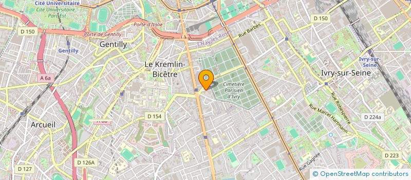 localisation de l'entreprise SYND COPROP 5-9 AV DU REPOS  LE KREMLIN-BICETRE