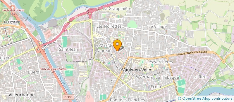 localisation de l'entreprise SYND COPROP 5 A 8 CHE DE LA GODILLE  VAULX-EN-VELIN