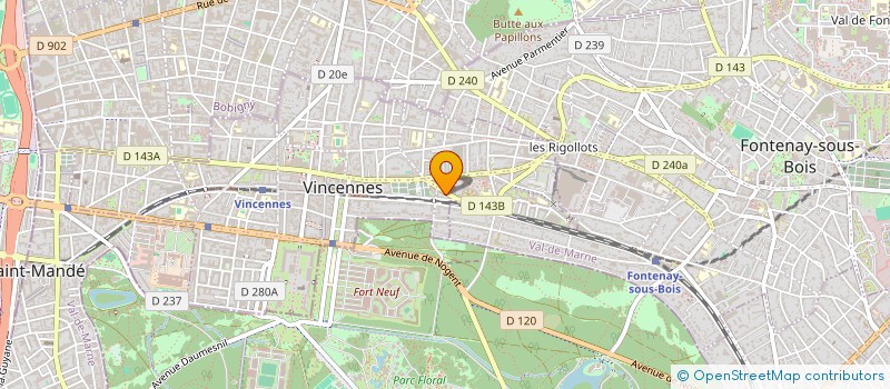 localisation de l'entreprise SYND.COPROP 5 BLD DE LA LIBERATION à VINCENNES