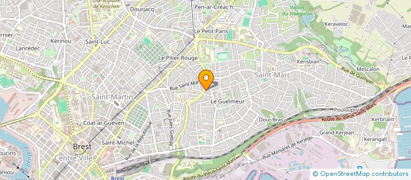 localisation de l'entreprise SYND COPROP 5 R DE VALMY à BREST