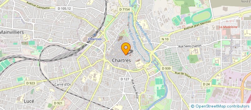localisation de l'entreprise SYND COPROP 5 R DES VIEUX RAPPORTEURS à CHARTRES