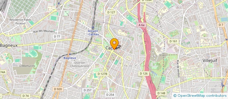 localisation de l'entreprise SYND COPROP 5 RUE CAMILLE DESMOULINS à CACHAN
