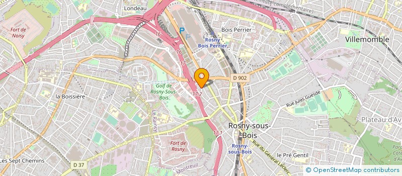 localisation de l'entreprise SYND COPROP 5 RUE DE METZ à ROSNY-SOUS-BOIS