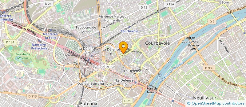 localisation de l'entreprise SYND COPROP 51-53 AV GAMBETTA  COURBEVOIE