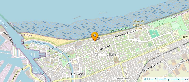 localisation de l'entreprise SYND COPROP 57 AV ABOUT à DUNKERQUE