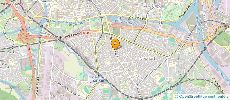 localisation de l'entreprise SYND COPROP 57 RTE DU POLYGONE à STRASBOURG