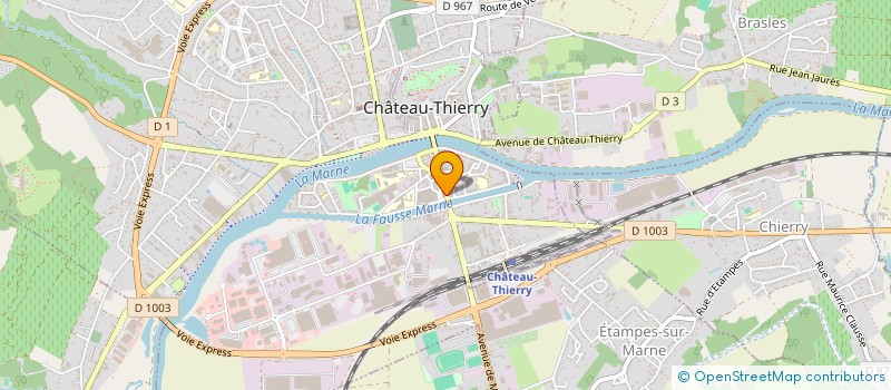 localisation de l'entreprise SYND COPROP 59 RUE CARNOT à CHATEAU-THIERRY