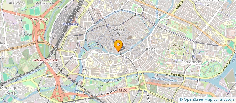localisation de l'entreprise SYND COPROP 6 A QUAI ST THOMAS  STRASBOURG