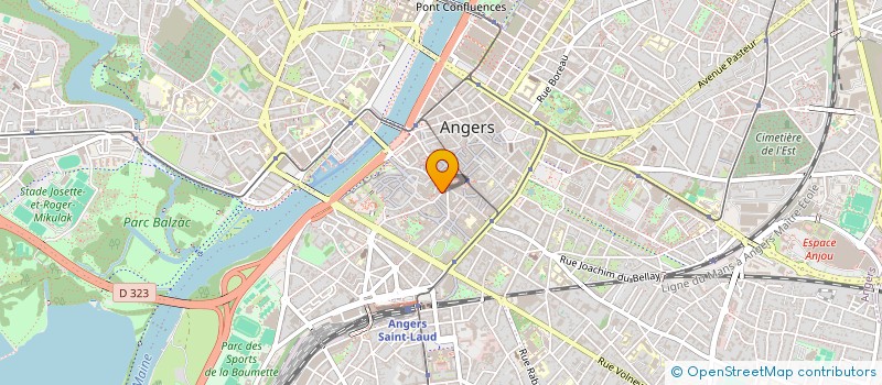 localisation de l'entreprise SYND COPROP 6 IMMEUBLE 6 R CHAPERONNIERE à ANGERS