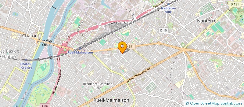 localisation de l'entreprise SYND COPROP 6 R CAMILLE ST SAENS à RUEIL-MALMAISON