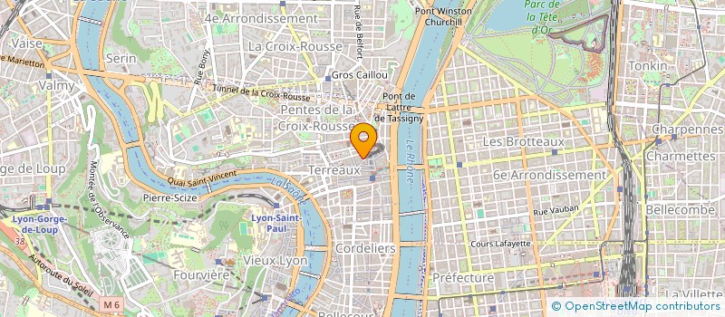 localisation de l'entreprise SYND COPROP 6 RUE COUSTOU à LYON