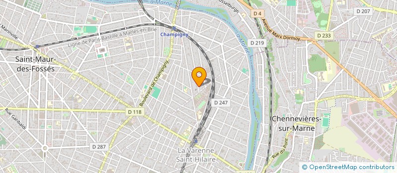 localisation de l'entreprise SYND COPROP 6 RUE MARIGNAN à SAINT-MAUR-DES-FOSSES
