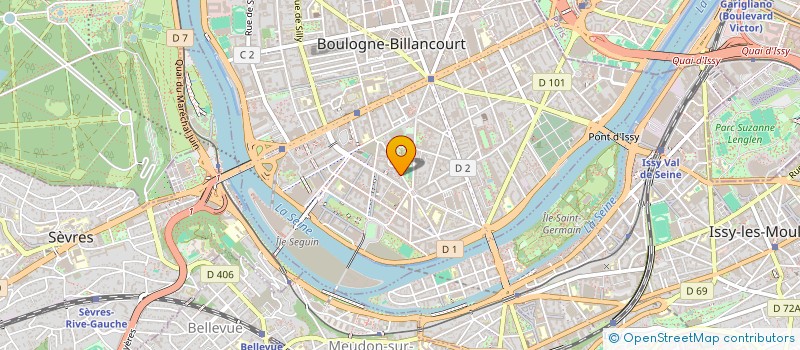 localisation de l'entreprise SYND COPROP 61 A 69 RUE NATIONALE 92 BOULOGNE BILLANCOURT à BOULOGNE-BILLANCOURT
