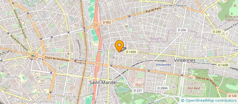 localisation de l'entreprise SYND COPROP 61 RUE DE LA PREVOYANCE à VINCENNES