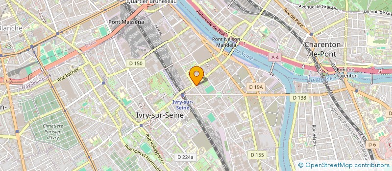 localisation de l'entreprise SYND COPROP 61 RUE LENINE à IVRY-SUR-SEINE
