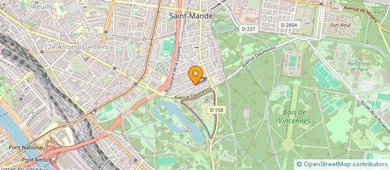 localisation de l'entreprise SYND COPROP - 64 AV ALPHAND - ST MANDE  SAINT-MANDE