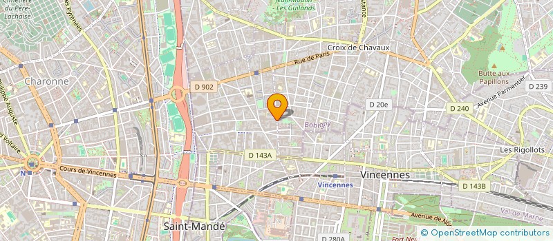 localisation de l'entreprise SYND COPROP 66 72 AV MARCEAU  MONTREUIL