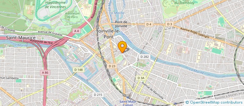 localisation de l'entreprise SYND COPROP 66 RUE DE PARIS  JOINVILLE-LE-PONT