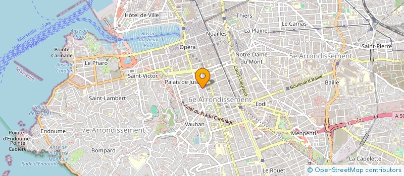 localisation de l'entreprise SYND COPROP 67 RUE SAINT JACQUES à MARSEILLE