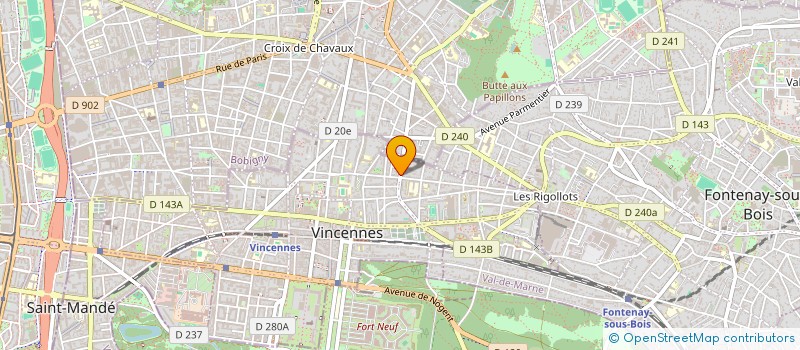 localisation de l'entreprise SYND COPROP 69 BD DE LA LIBERATION à VINCENNES