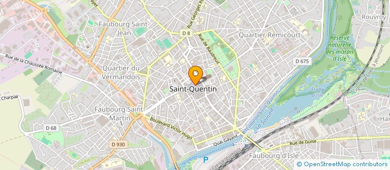 localisation de l'entreprise SYND COPROP 7 PL HOTEL VILLE à SAINT-QUENTIN