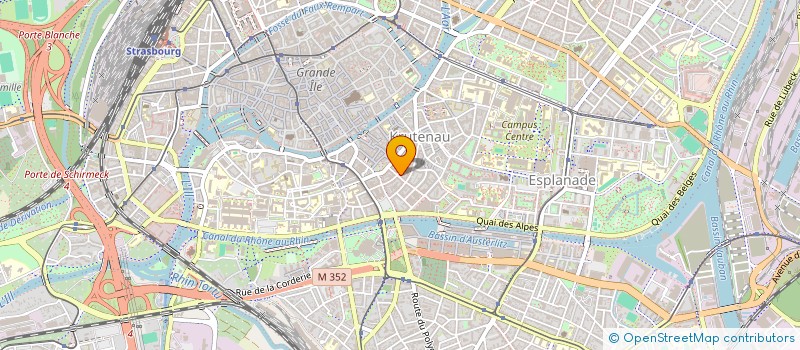 localisation de l'entreprise SYND COPROP 7 RUE DE BERNE à STRASBOURG