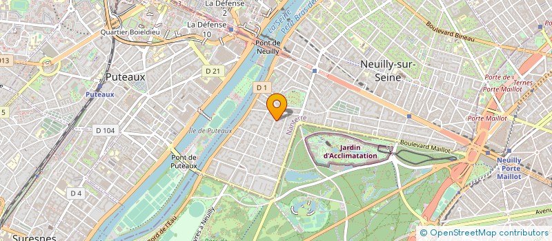 localisation de l'entreprise SYND COPROP 7 RUE DELABORDERE à NEUILLY-SUR-SEINE
