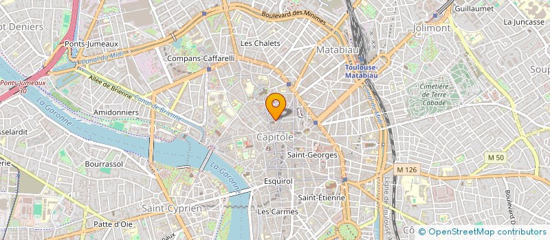 localisation de l'entreprise SYND COPROP 7 RUE DU SENECHAL à TOULOUSE