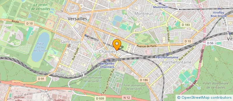 localisation de l'entreprise SYND COPROP 7 RUE EDME FREMY à VERSAILLES