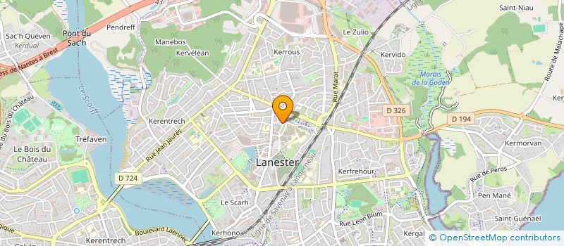 localisation de l'entreprise SYND COPROP 7 RUE LEO LAGRANGE  LANESTER