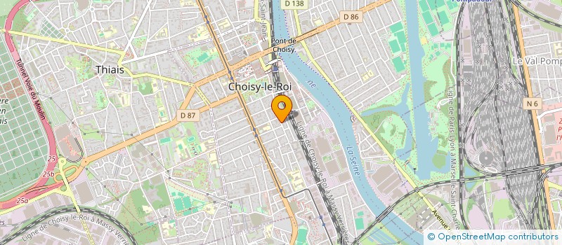 localisation de l'entreprise SYND COPROP 71 AV ANATOLE FRANCE à CHOISY-LE-ROI