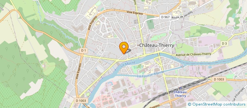 localisation de l'entreprise SYND COPROP 73 R ST MARTIN à CHATEAU-THIERRY