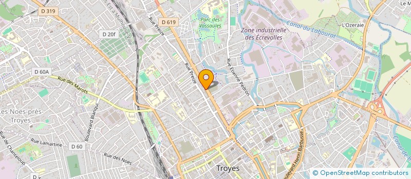 localisation de l'entreprise SYND COPROP 75 AVENUE VANIER  TROYES