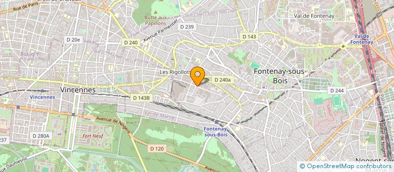 localisation de l'entreprise SYND COPROP 78 RUE PASTEUR à FONTENAY-SOUS-BOIS