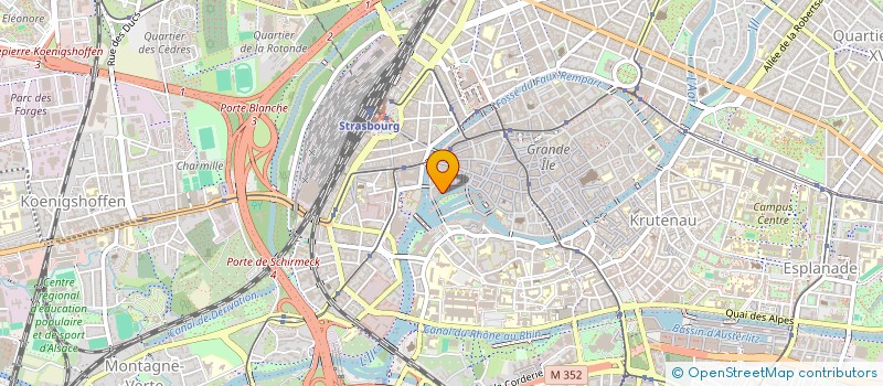 localisation de l'entreprise SYND COPROP 8 QUAI DE LA BRUCHE à STRASBOURG