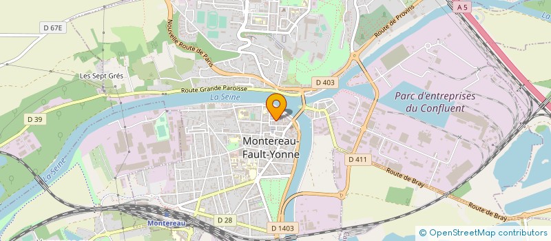 localisation de l'entreprise SYND COPROP 8 R.CHANGES MONTEREAU  MONTEREAU-FAULT-YONNE