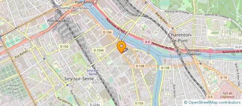 localisation de l'entreprise SYND COPROP 80 82 P VAILLANT COUTURIER à IVRY-SUR-SEINE