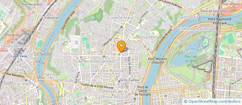 localisation de l'entreprise SYND COPROP 81 GRANDE RUE CROIX ROUSSE  LYON