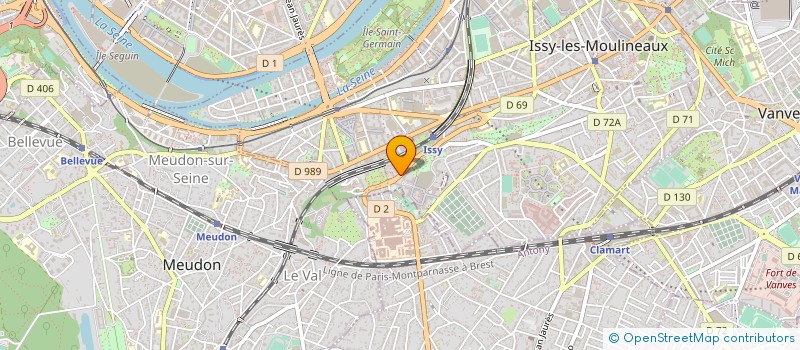 localisation de l'entreprise SYND COPROP 82 BD RODIN à ISSY-LES-MOULINEAUX