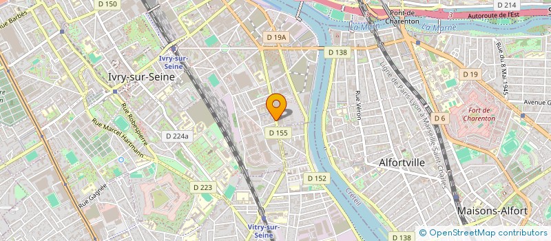 localisation de l'entreprise SYND COPROP 86 RUE JEAN JAURES à IVRY-SUR-SEINE