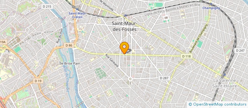 localisation de l'entreprise SYND COPROP 89 BD DE CRETEIL à SAINT-MAUR-DES-FOSSES
