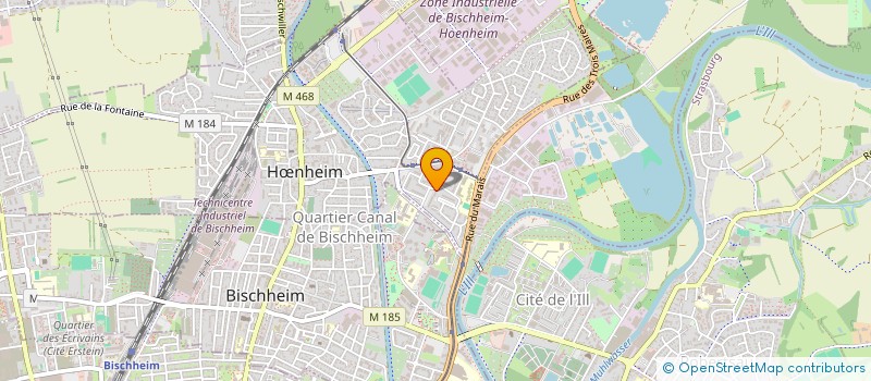 localisation de l'entreprise SYND COPROP 9-17 RUE LICHTENBERG  HNHEIM