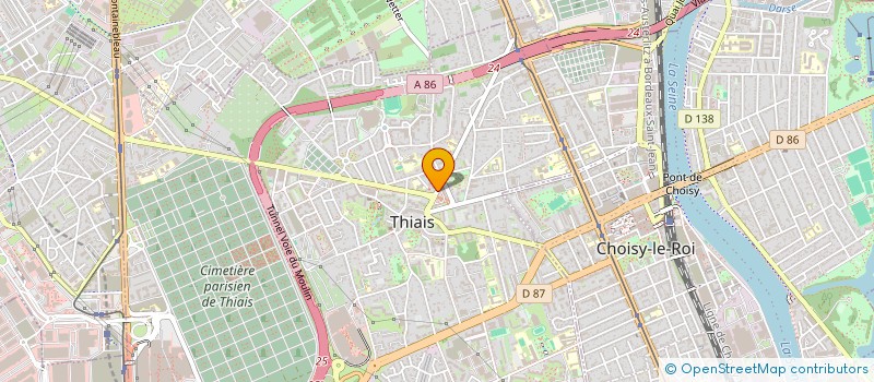 localisation de l'entreprise SYND COPROP 9 AV DE LA REPUBLIQUE à THIAIS