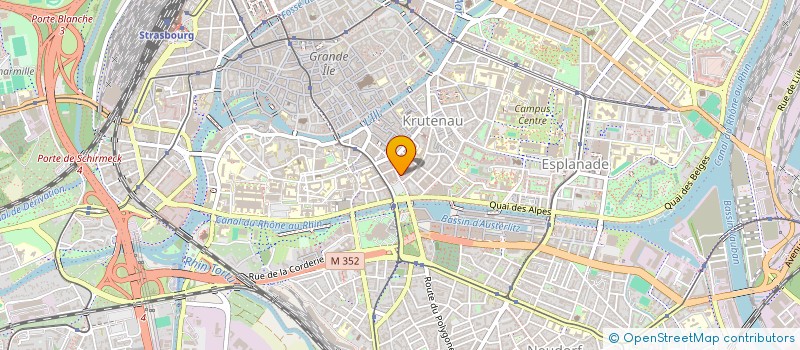 localisation de l'entreprise SYND COPROP 9 R BRIG ALSACE LORRAINE à STRASBOURG
