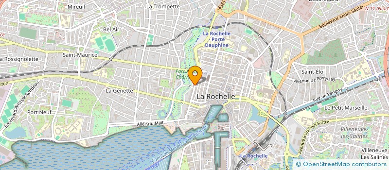 localisation de l'entreprise SYND COPROP  9 R DE LA NOUE  LA ROCHELLE